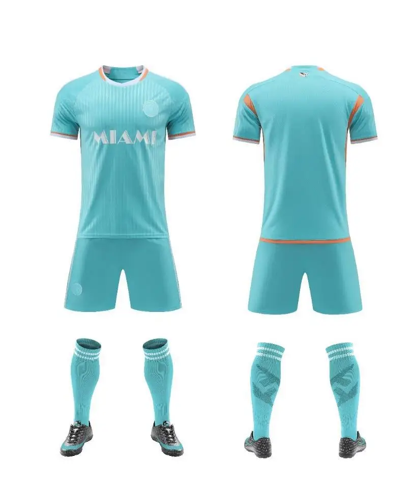 2425 Club Football Uniform Suit Men's National Team Training Uniform Home Ronaldo Argentina Children's Quick-Drying Jersey