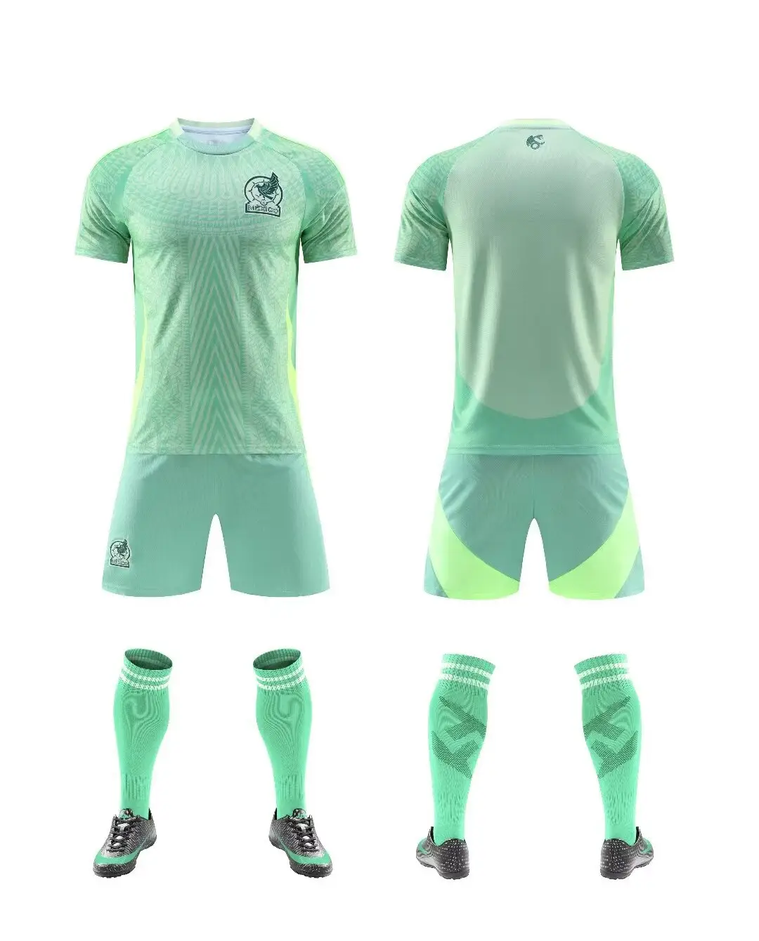 2425 Club Football Uniform Suit Men's National Team Training Uniform Home Ronaldo Argentina Children's Quick-Drying Jersey