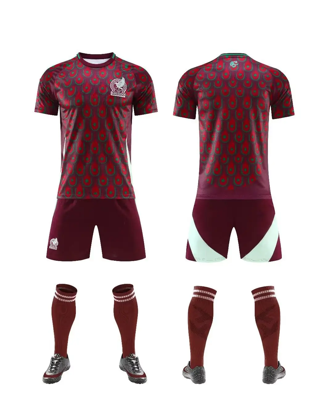 2425 Club Football Uniform Suit Men's National Team Training Uniform Home Ronaldo Argentina Children's Quick-Drying Jersey
