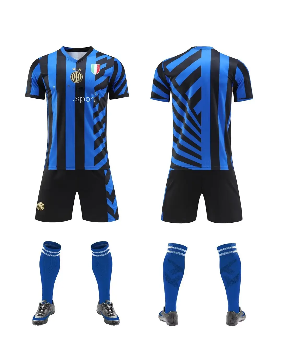 2425 Club Football Uniform Suit Men's National Team Training Uniform Home Ronaldo Argentina Children's Quick-Drying Jersey