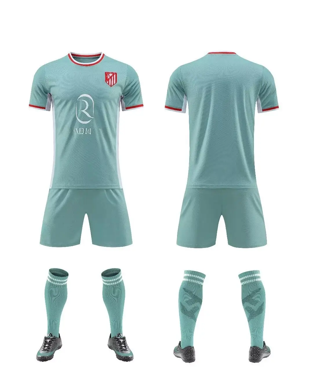 2425 Club Football Uniform Suit Men's National Team Training Uniform Home Ronaldo Argentina Children's Quick-Drying Jersey
