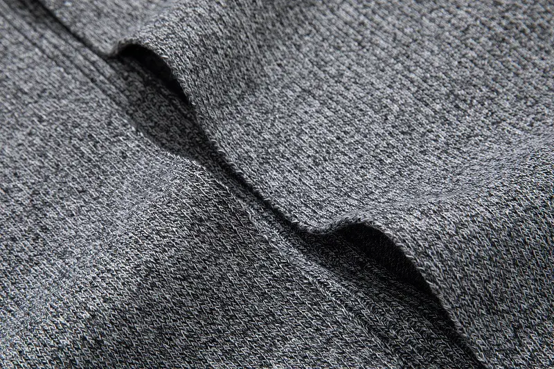 Men's Black Long Slim Fit Sweater Coat — feature 12