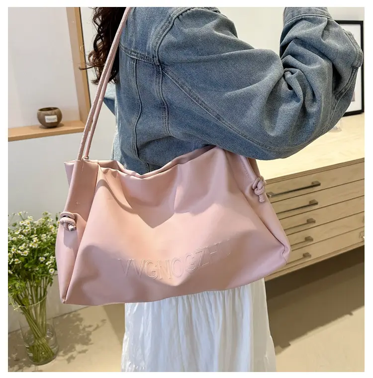 Pink Large Capacity Women's Shoulder Bag 2024 — feature 7