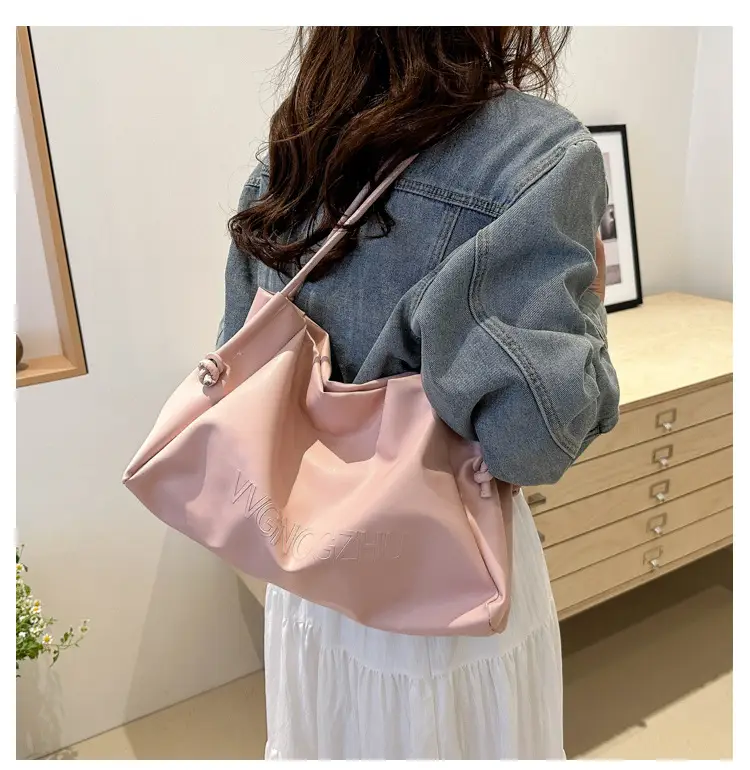Pink Large Capacity Women's Shoulder Bag 2024 — feature 8