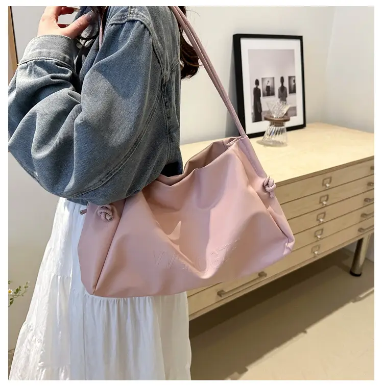 Pink Large Capacity Women's Shoulder Bag 2024 — feature 9
