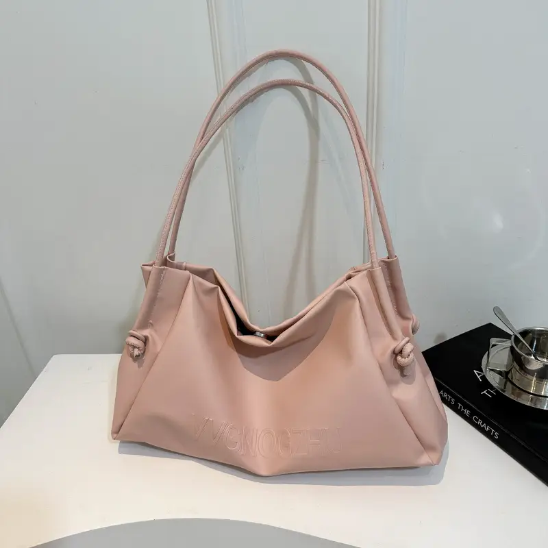 Pink Large Capacity Women's Shoulder Bag 2024