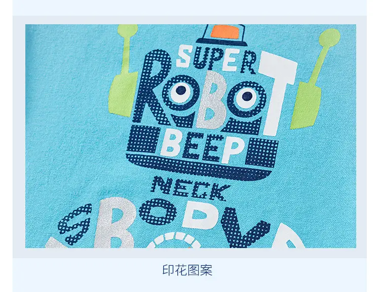 Kids Robot T-Shirt Blue 2025 Set — feature 11
