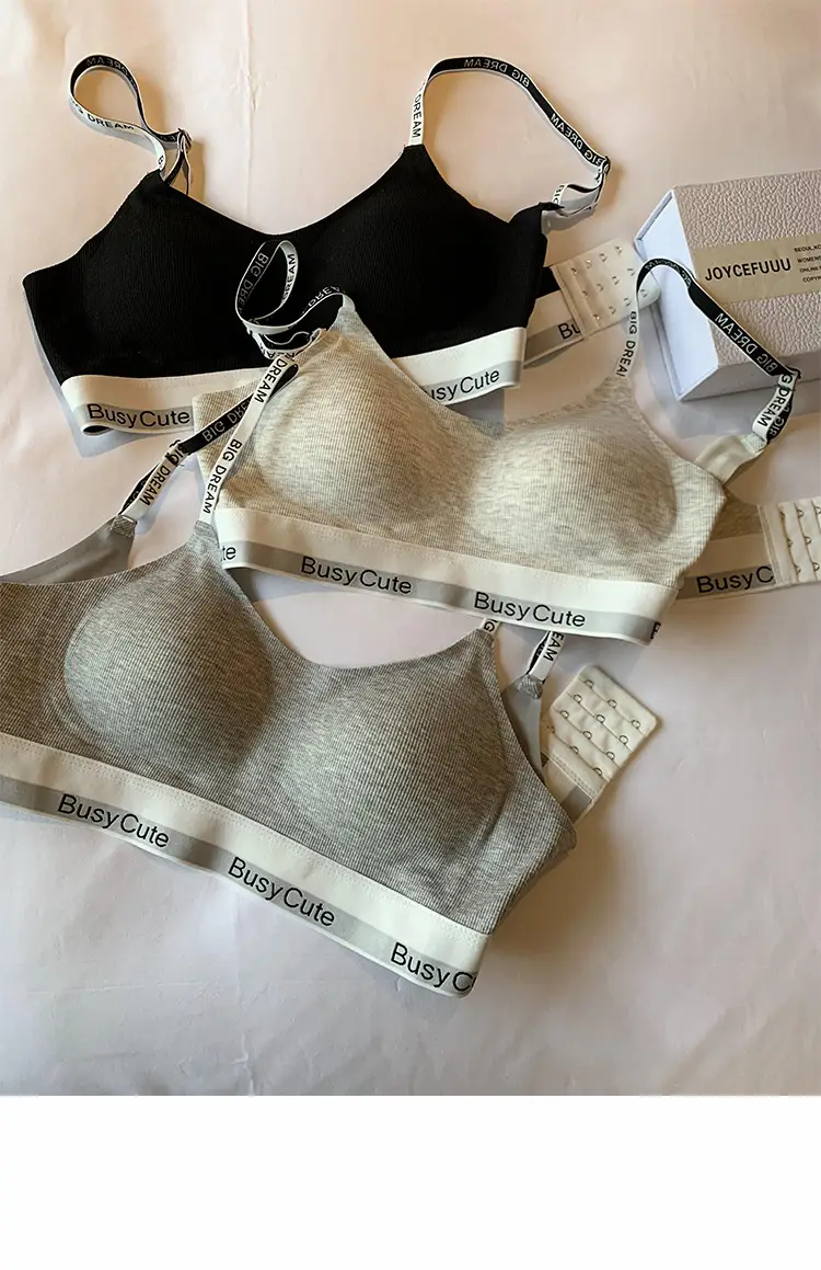 JoyceBra Letter Seamless Push-Up Sports Bra Women Small — feature 10