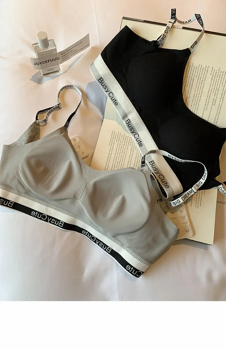 JoyceBra Letter Seamless Push-Up Sports Bra Women Small — feature 11