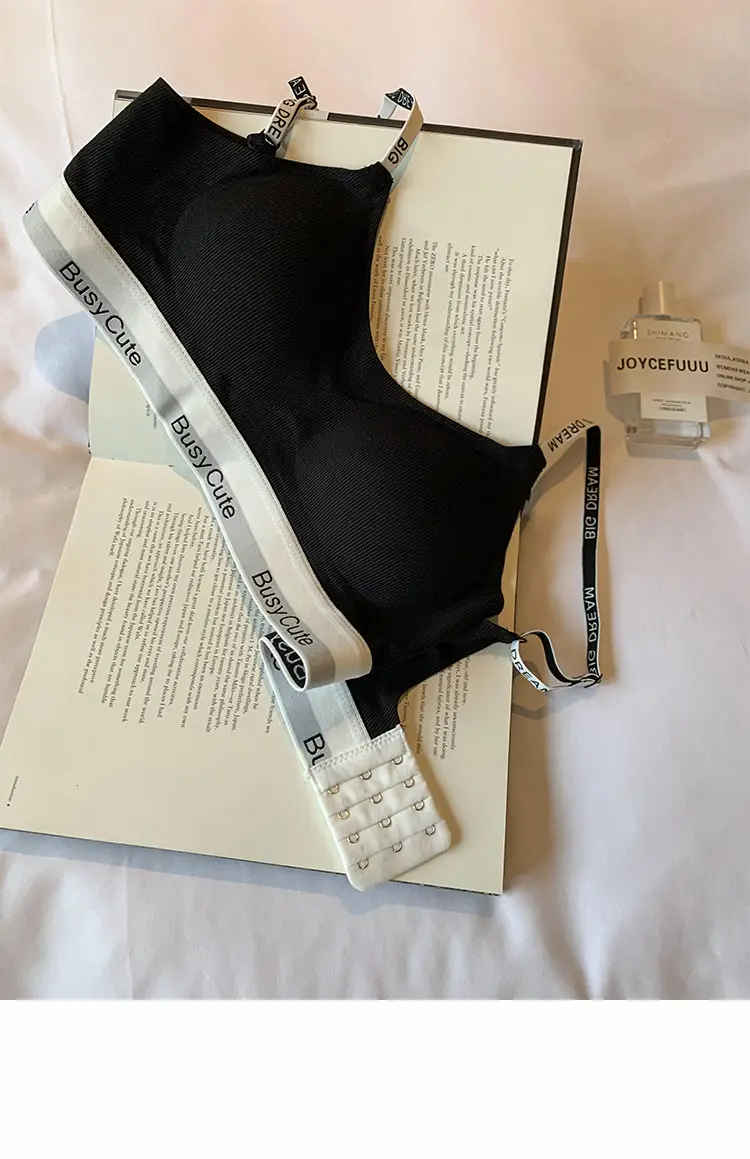 JoyceBra Letter Seamless Push-Up Sports Bra Women Small — feature 12