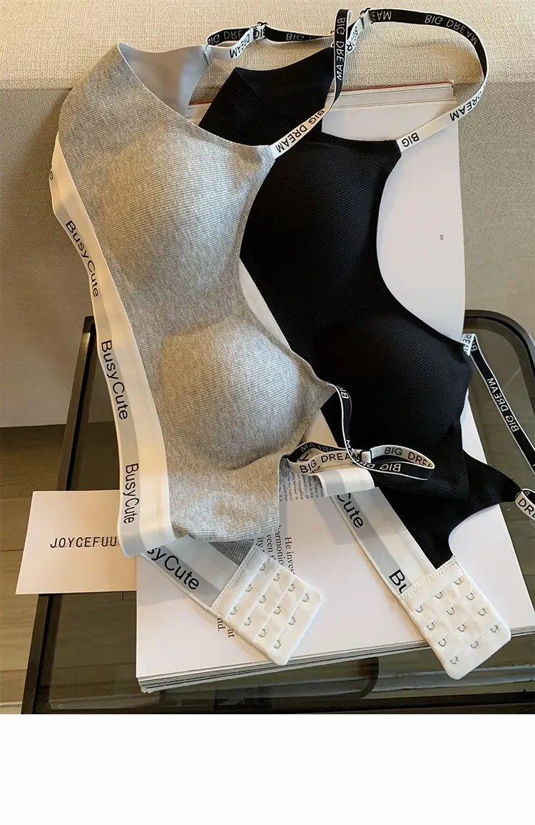 JoyceBra Letter Seamless Push-Up Sports Bra Women Small — feature 5