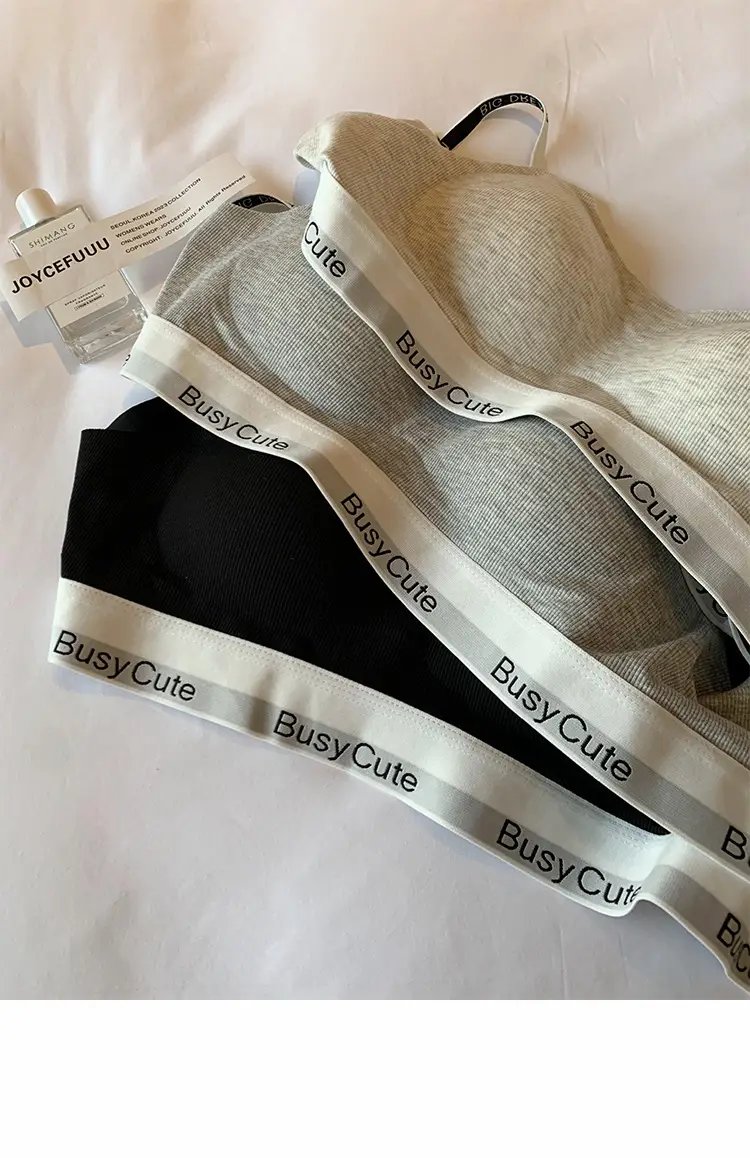 JoyceBra Letter Seamless Push-Up Sports Bra Women Small — feature 8