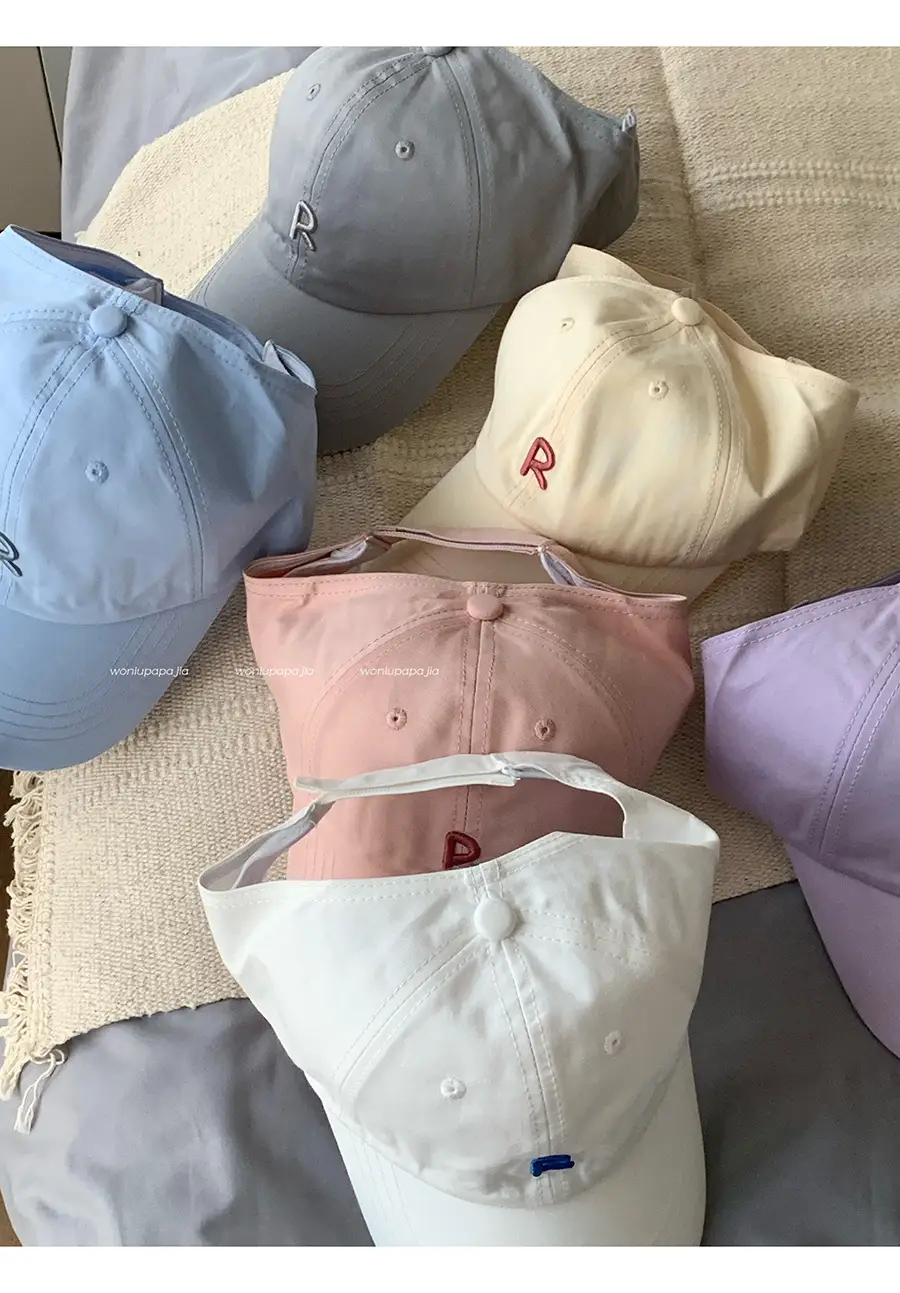 Girls Tie Ponytail Cap Women Outdoor Sports R — feature 2