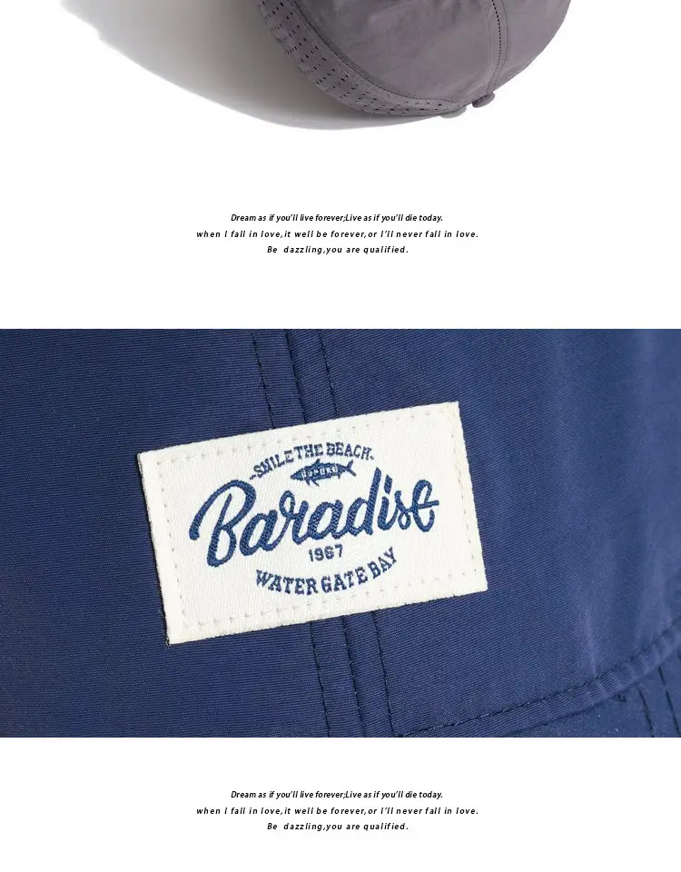 Beige Mesh Baseball Cap with Peaked Design — feature 7