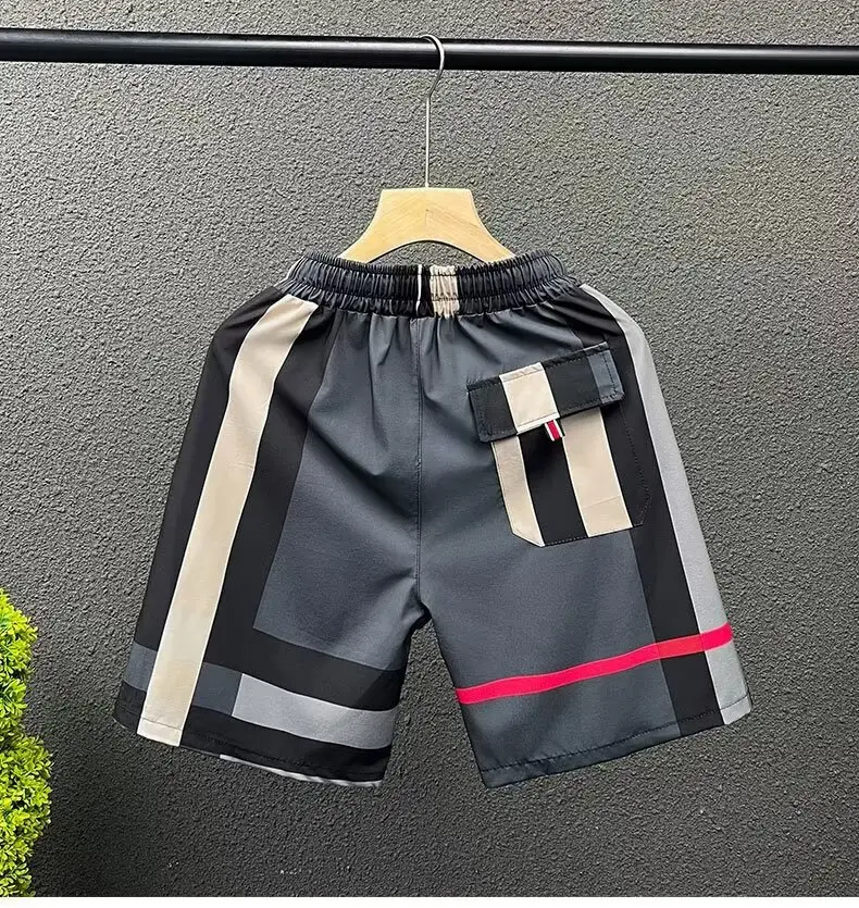Men's Plaid Quick-Drying Shorts Mid-Length — feature 9