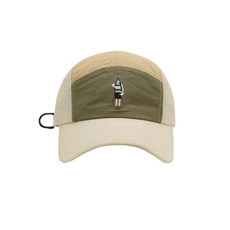 Men Cartoon Embroidered Baseball Cap Blue Orange