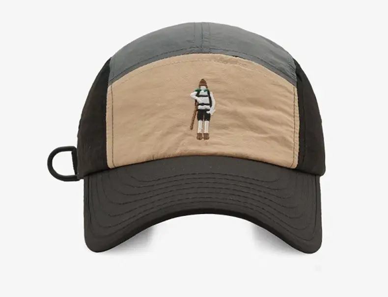 Men Cartoon Embroidered Baseball Cap Blue Orange — feature 12