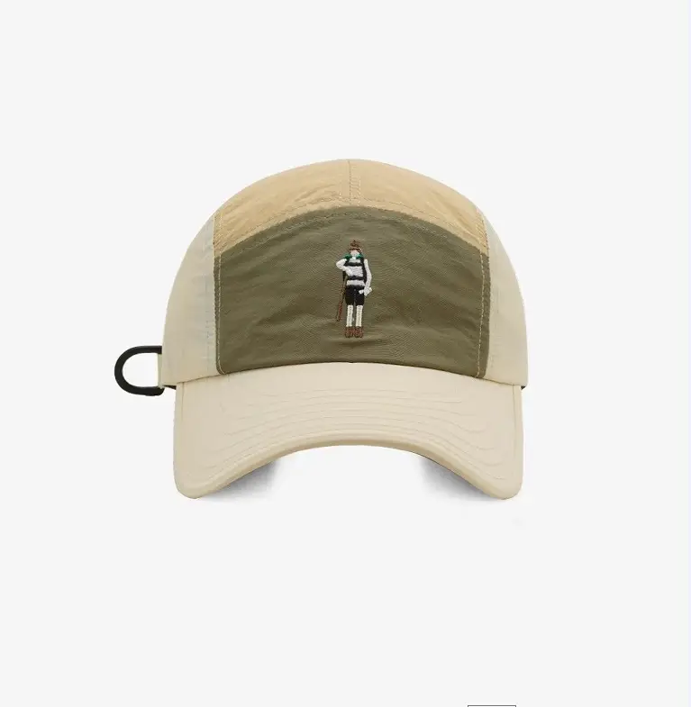 Men Cartoon Embroidered Baseball Cap Blue Orange