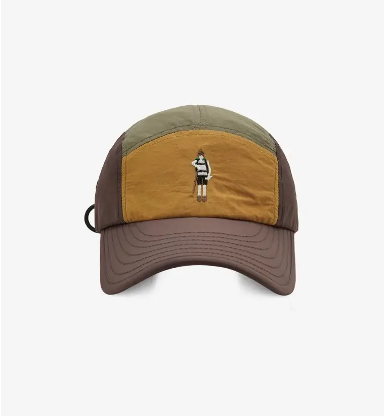 Men Cartoon Embroidered Baseball Cap Blue Orange