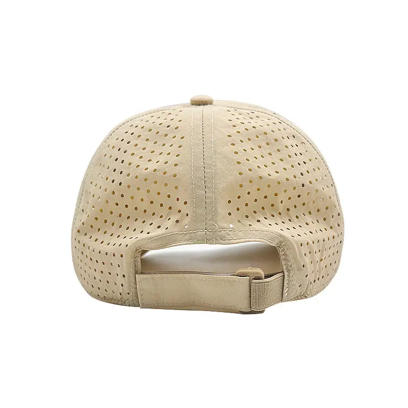 Men's Beige Mesh Sunscreen Cap Lightweight Breathable - Image 7