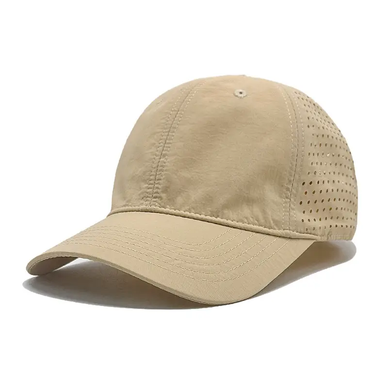 Men's Beige Mesh Sunscreen Cap Lightweight Breathable - Image 9
