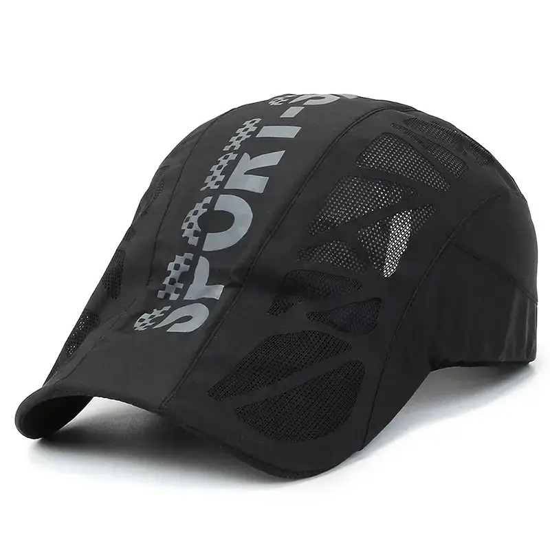 Men's Grey Sports Cap Forward Design