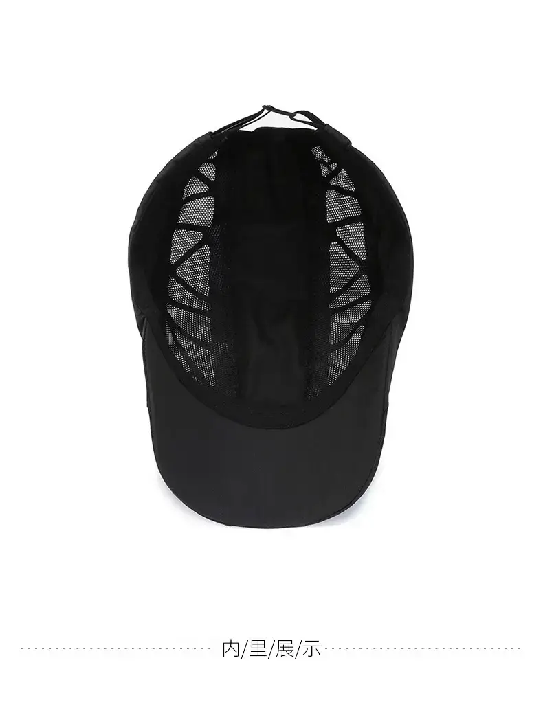 Men's Grey Sports Cap Forward Design — feature 10