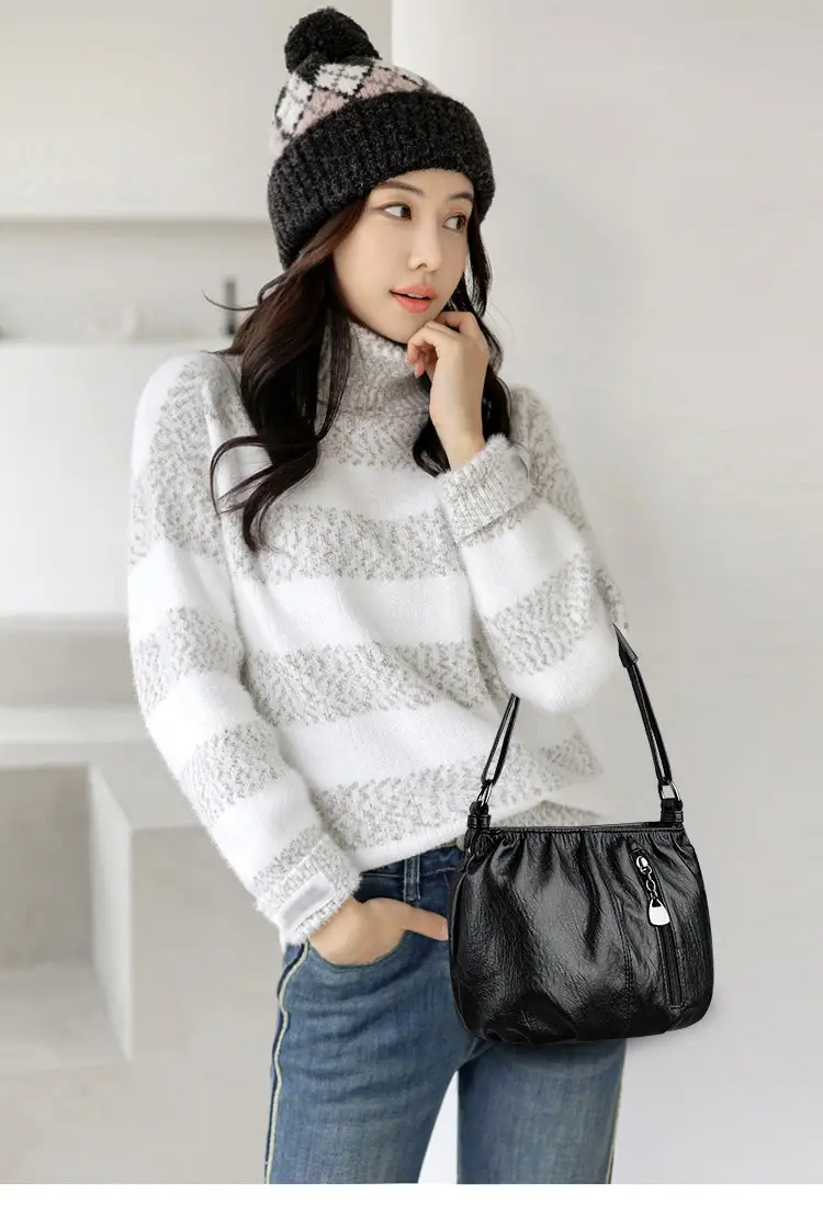 Black PU Leather Crossbody Bag for Women — feature 11