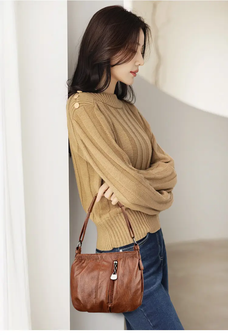 Black PU Leather Crossbody Bag for Women — feature 12