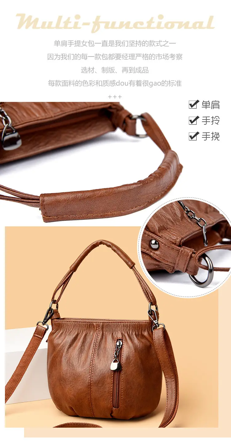 Black PU Leather Crossbody Bag for Women — feature 4