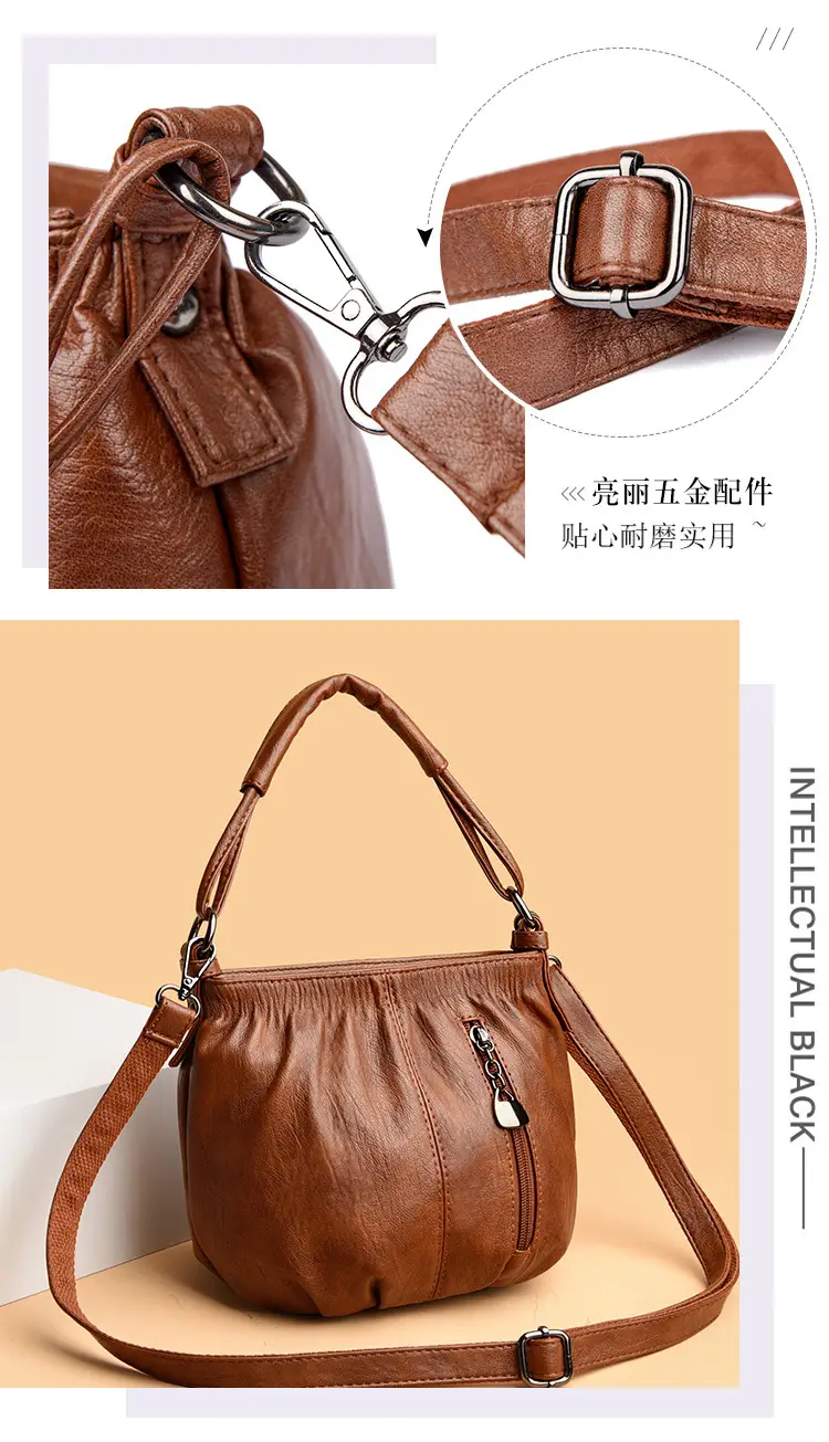Black PU Leather Crossbody Bag for Women — feature 5