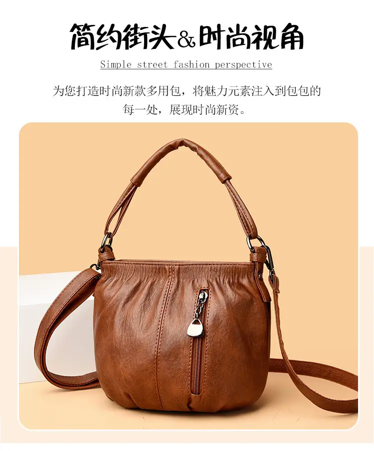 Black PU Leather Crossbody Bag for Women — feature 7