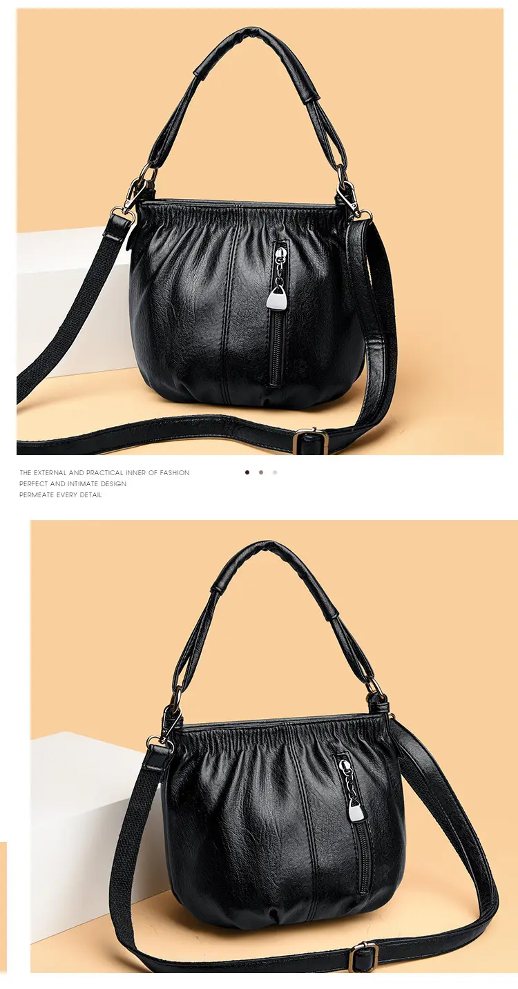 Black PU Leather Crossbody Bag for Women — feature 8