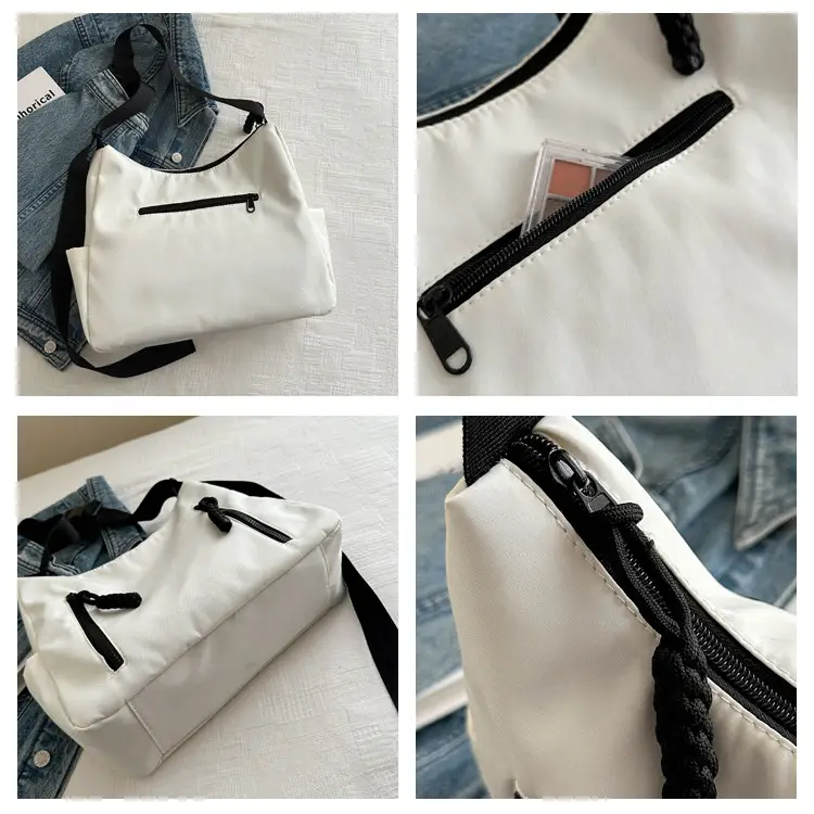 Black Large Capacity Casual Shoulder Crossbody Bag 2024 — feature 7