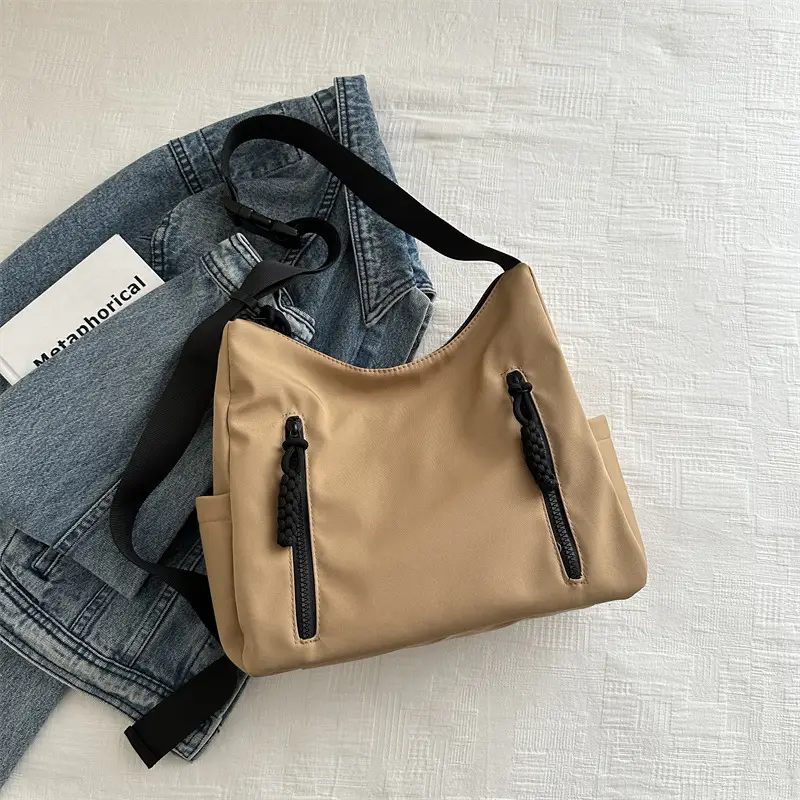 Black Large Capacity Casual Shoulder Crossbody Bag 2024 - Image 2