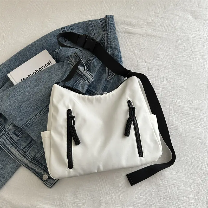 Black Large Capacity Casual Shoulder Crossbody Bag 2024 - Image 3