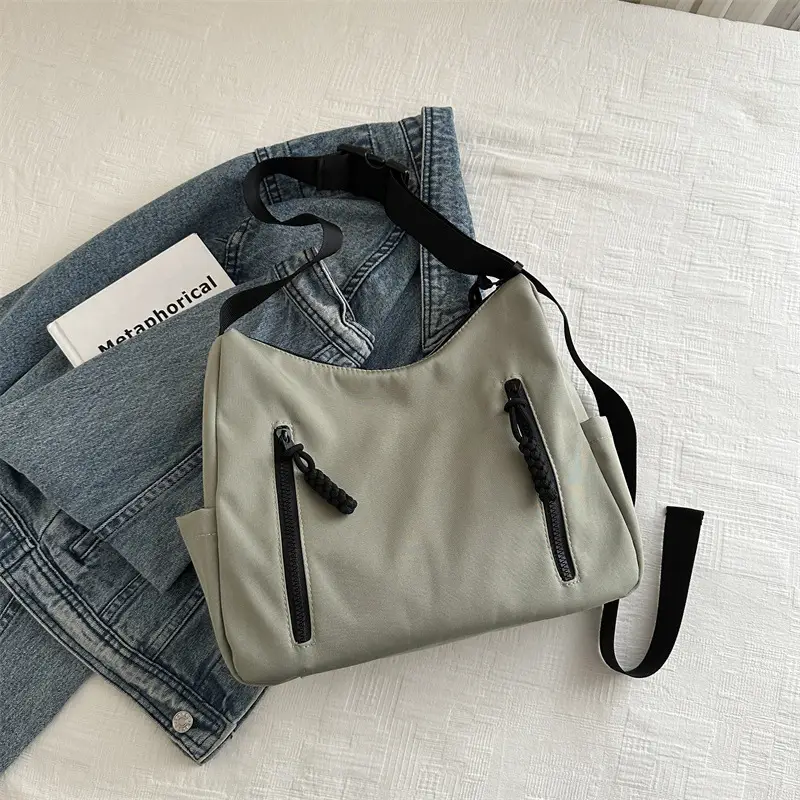 Black Large Capacity Casual Shoulder Crossbody Bag 2024 - Image 4