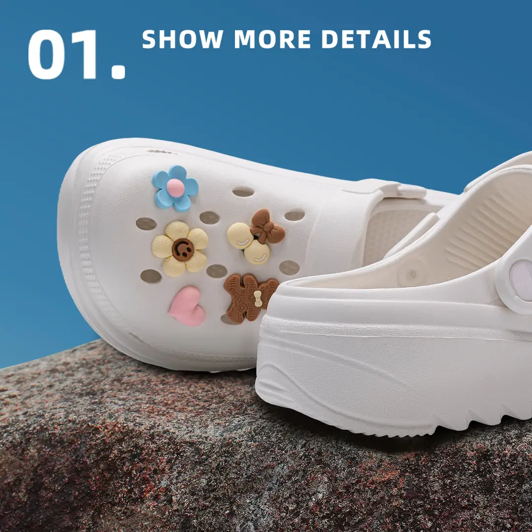 Operating Room Clogs for Women, Summer Outdoor Wear, 2026 New Model, Nurse Hospital Eva Thick-Soled Slippers with a Soft Stepping Feel for Women - Image 39