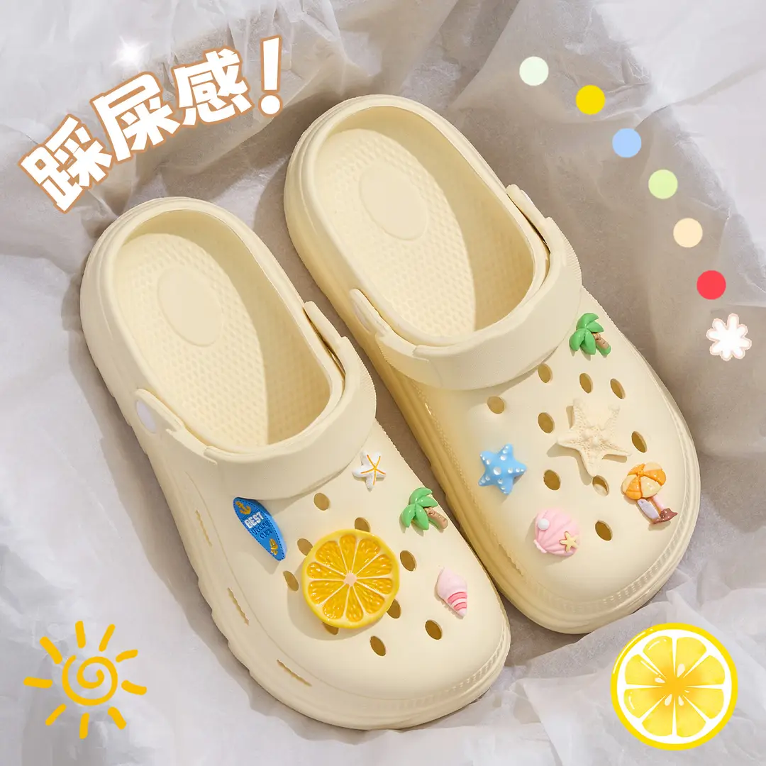 Operating Room Clogs for Women, Summer Outdoor Wear, 2026 New Model, Nurse Hospital Eva Thick-Soled Slippers with a Soft Stepping Feel for Women - Image 34