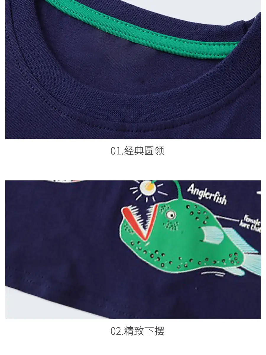 European American Kids T-Shirts 2025 Summer New Half-Sleeved Baby Casual Boys Short Sleeve - Image 6