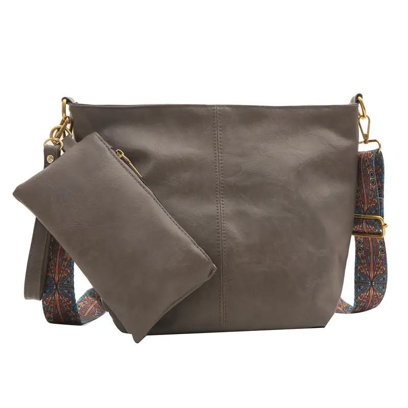 Vintage Beige Bucket Bag Women 2024 New Arrival - Image 11