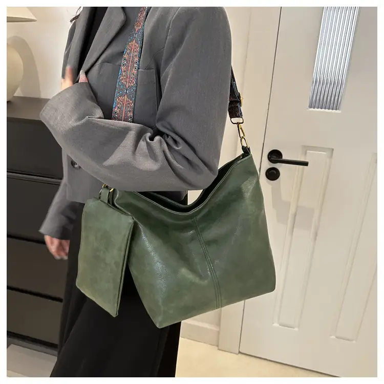 Vintage Beige Bucket Bag Women 2024 New Arrival — feature 25