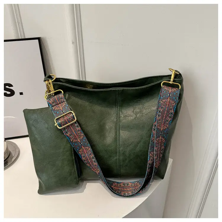 Vintage Beige Bucket Bag Women 2024 New Arrival - Image 6