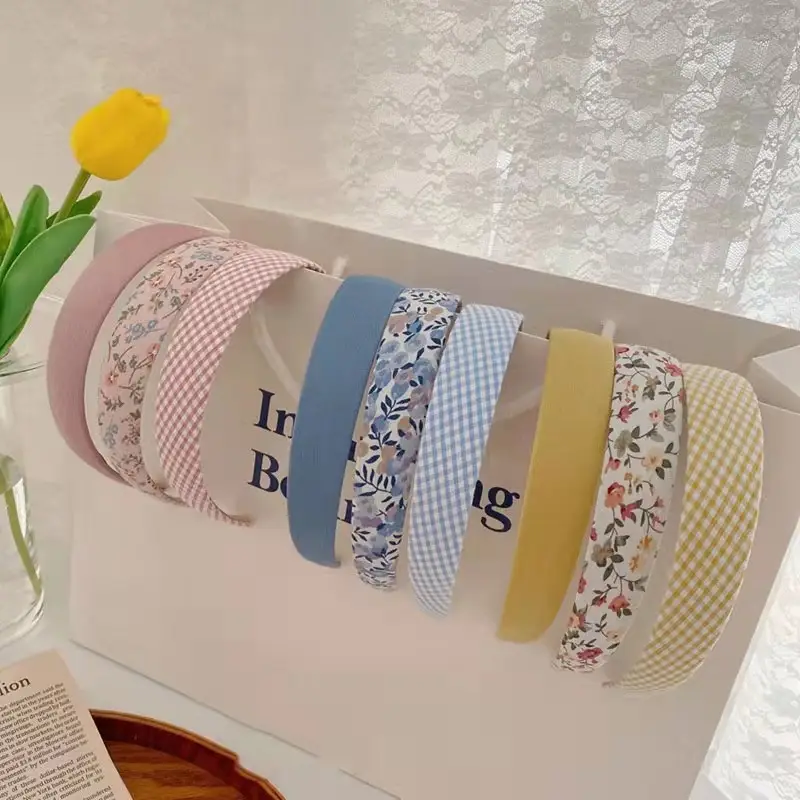 Korean-style Blue Velvet Hair Hoop for Women - Image 20