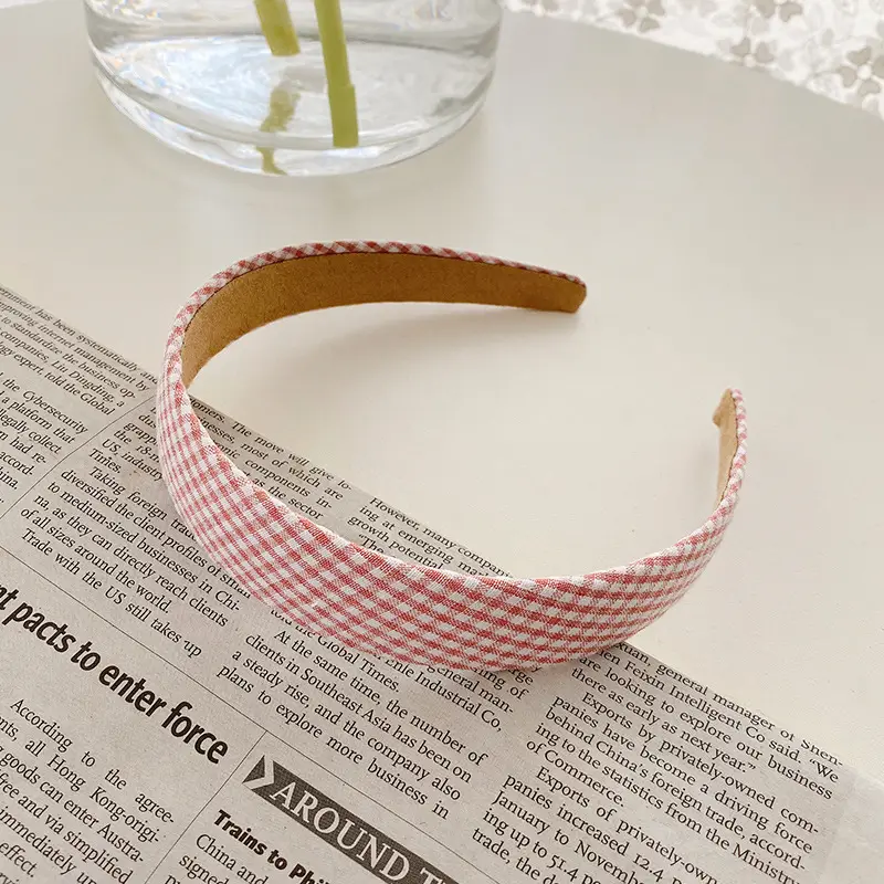 Korean-style Blue Velvet Hair Hoop for Women - Image 6
