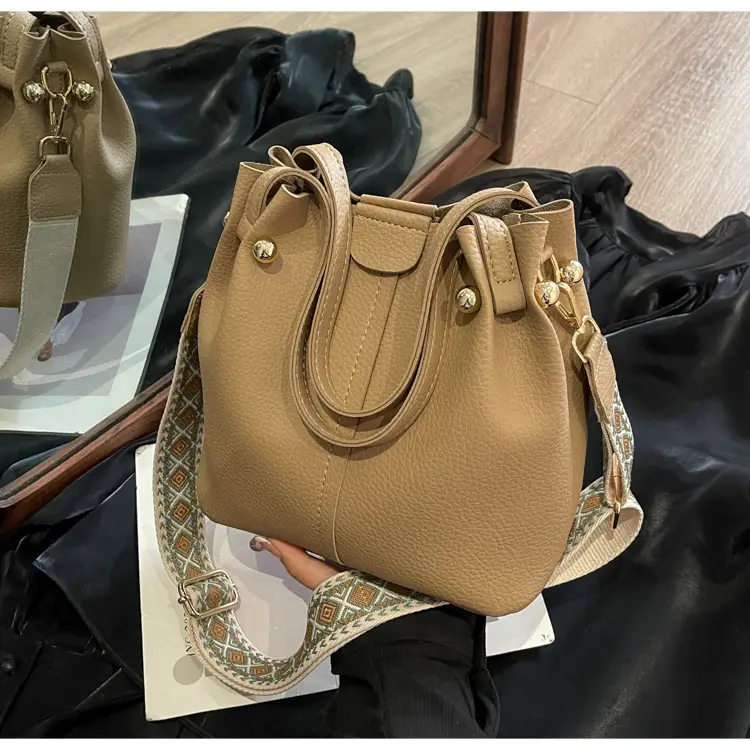 Black Korean Style Bucket Bag for Women — feature 24
