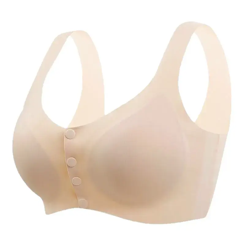 Non-marking Rimless Vest Bra for Middle-aged Women Large Size