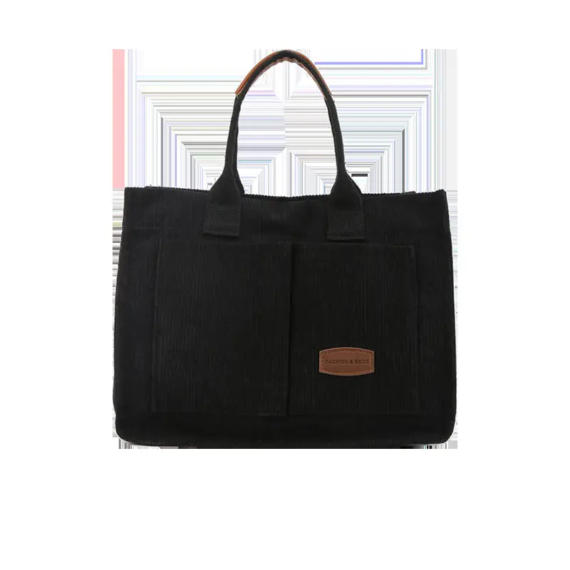 Black Large Capacity Women's Tote Bag 2024 - Image 9