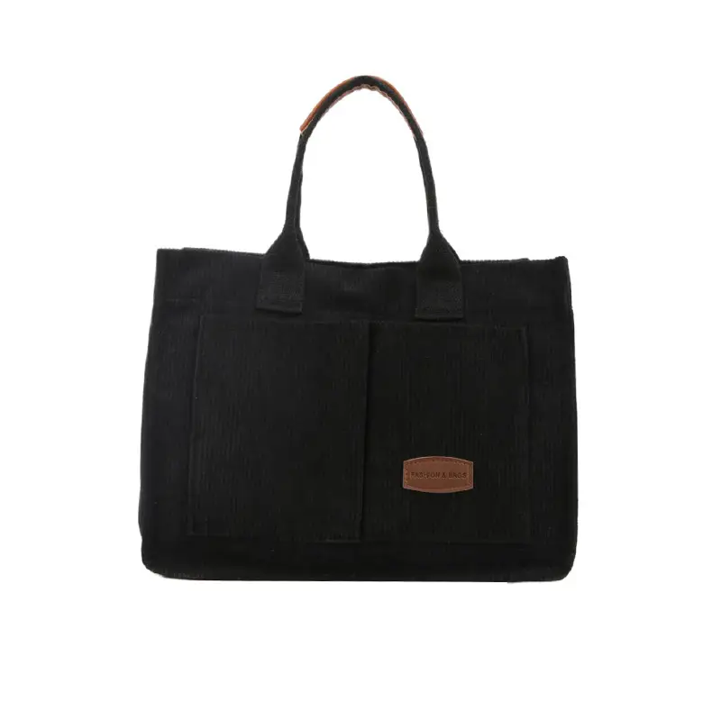Black Large Capacity Women's Tote Bag 2024 — feature 43
