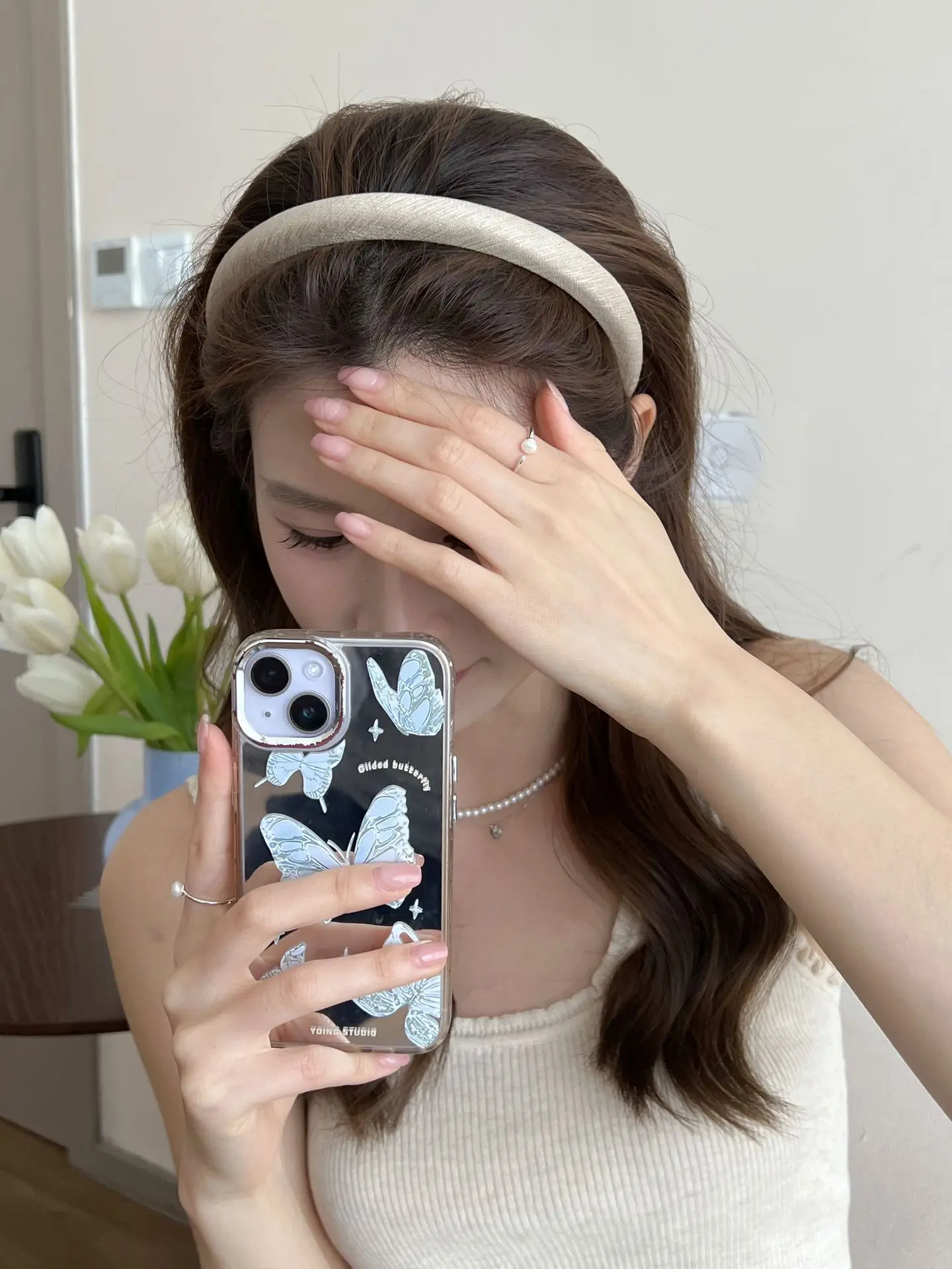 French Style White Hair Hoop for Women — feature 4